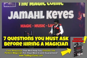 Read more about the article 7 Questions you should ask before hiring a magician