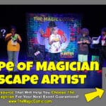 Type Of Magician I Escape Artist Magician