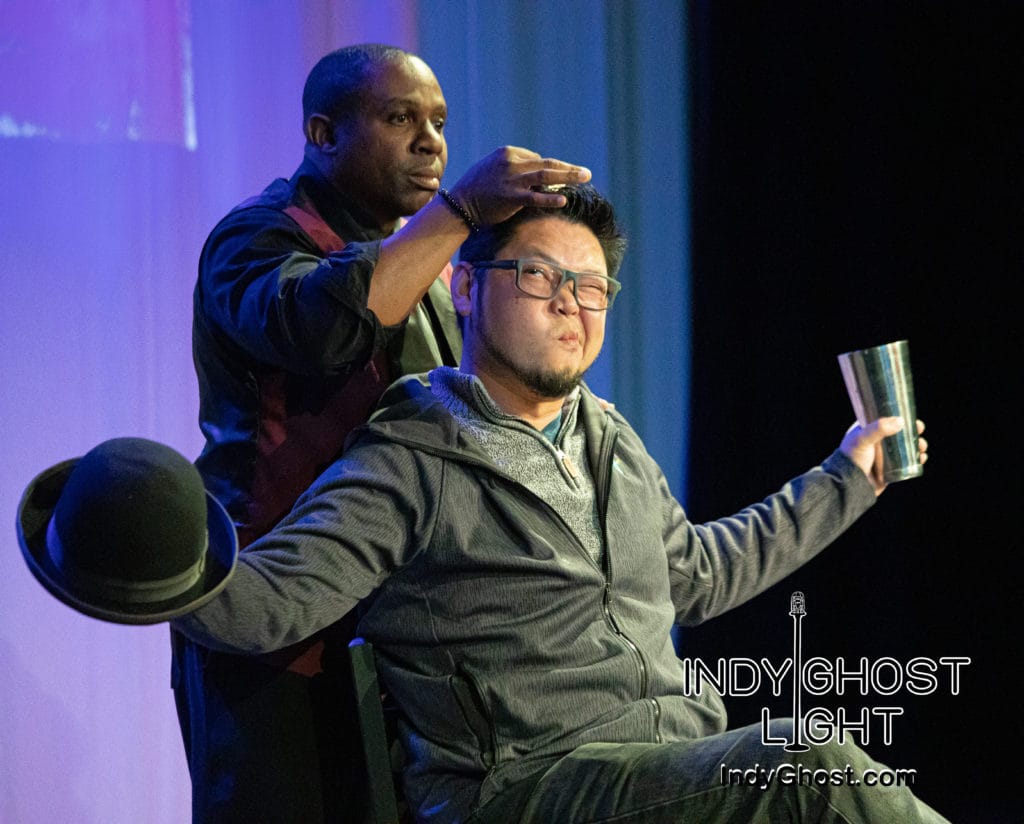 Comedy Magic Show in Indianapolis with The Magic Comic Jamahl Keyes performing for a corporate event.