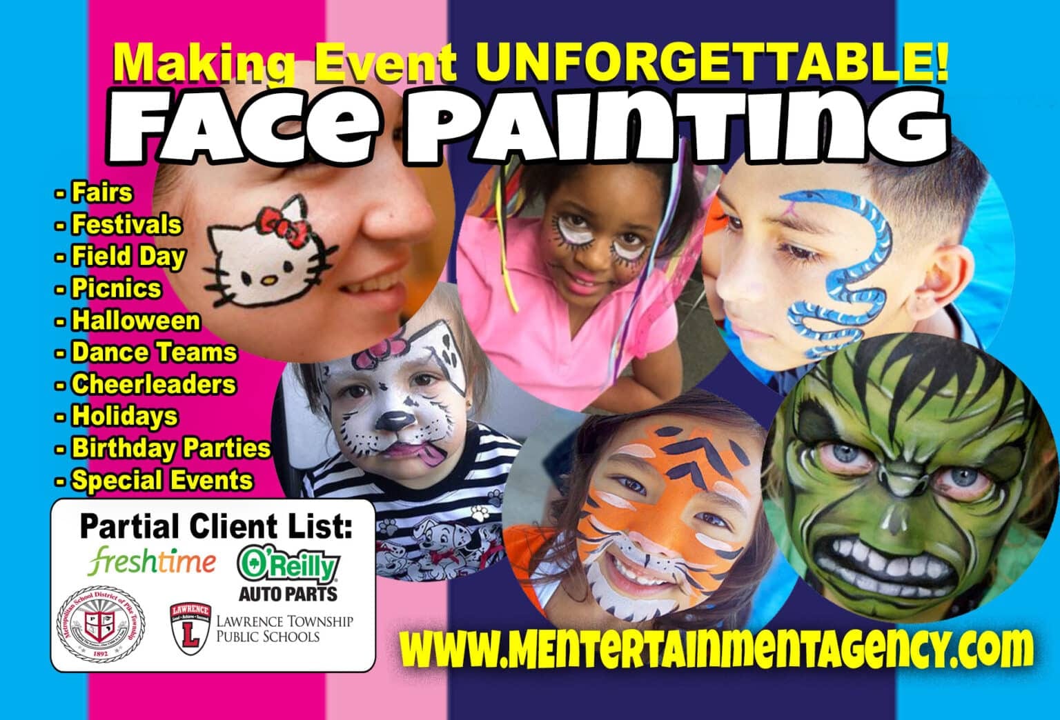 The Top 5 Face Painters in Indianapolis