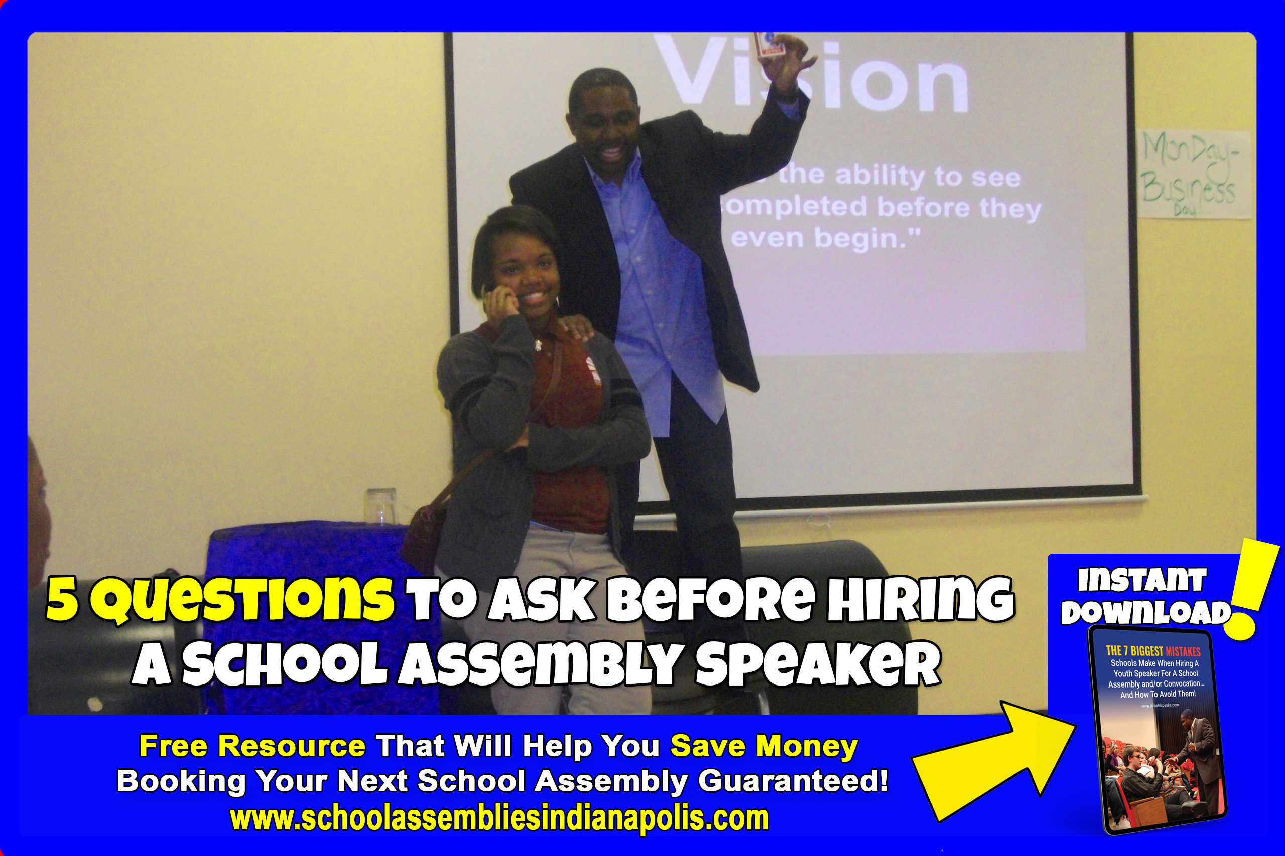 Read more about the article 5 Sure-Fire Questions to Ask Before booking a School Assembly Indianapolis