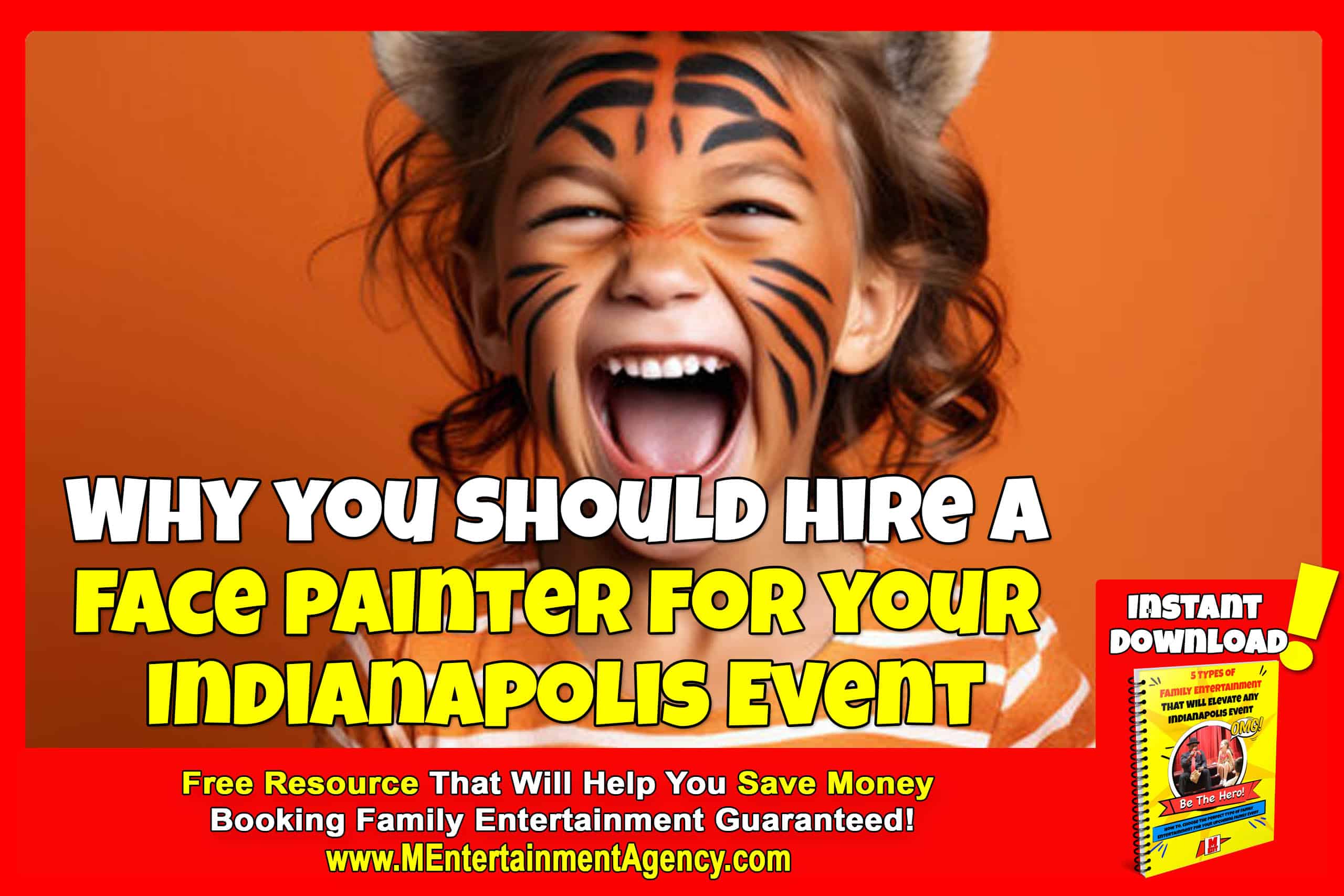 Read more about the article Hiring a Facepainter for Your Indianapolis Family Event