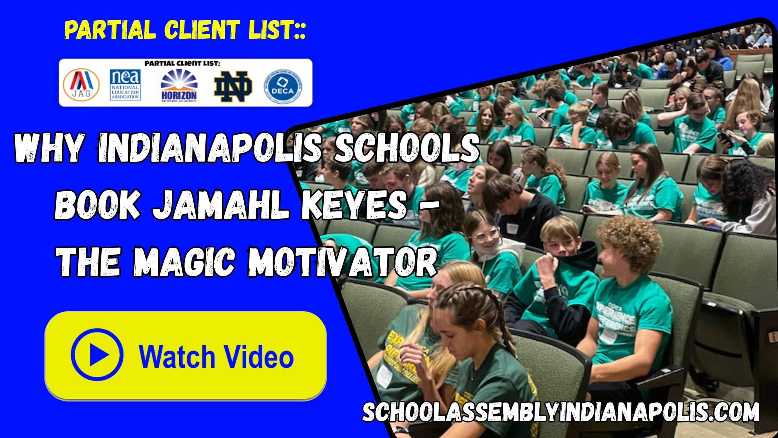 Read more about the article The 5 benefits of Jamahl Keyes Indianapolis School Assembly Shows